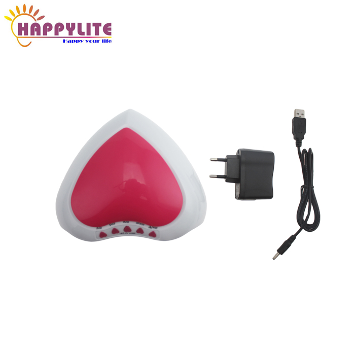 Hot sale heart shape 7W LED nail lamp LED gel lamp for gel nails